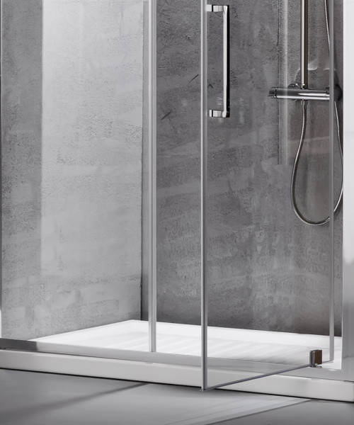 Ανοιγόμενη Πόρτα Ντουζιέρας PIVOT INFILL 140 Chrome